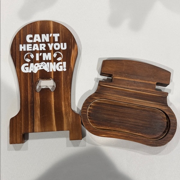 Wooden Gaming Headset Stand. NWOT. - Picture 3 of 3
